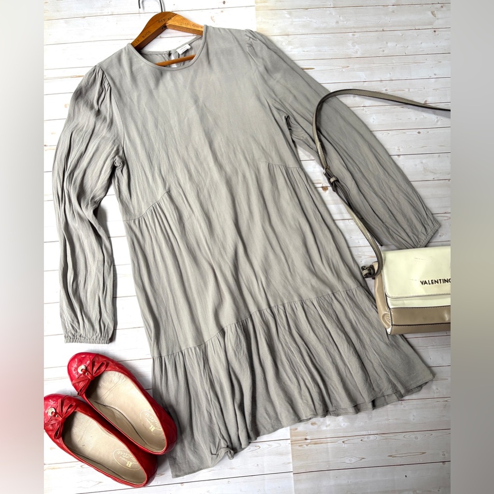 Wilfred long sleeve tiered dress